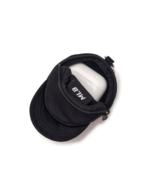 BASIC BALL CAP POUCH KEYRING NY #KARINA同款! - 4 COLORS BLACK