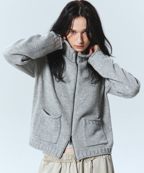 NICOLE JAQUARD KNIT CARDIGAN #徐睿知同款! - 2 COLORS AS SHOWN