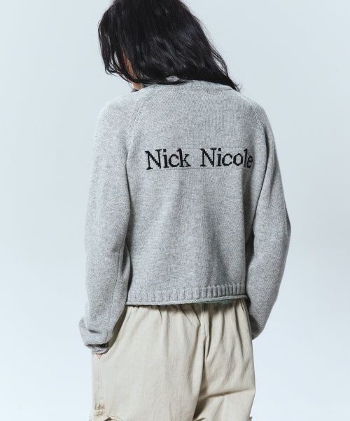 NICOLE JAQUARD KNIT CARDIGAN #徐睿知同款! - 2 COLORS AS SHOWN