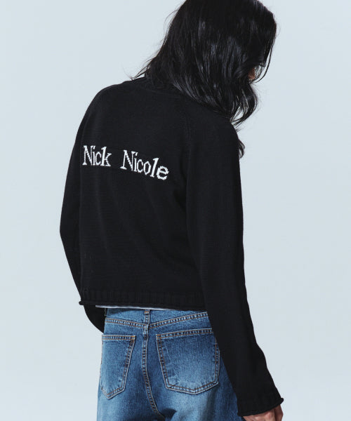 NICOLE JAQUARD KNIT CARDIGAN #徐睿知同款! - 2 COLORS AS SHOWN