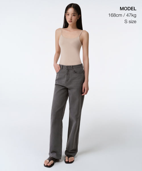 WOMENS BRA CAMISOLE #韓韶禧同款! - 3 COLORS BEIGE