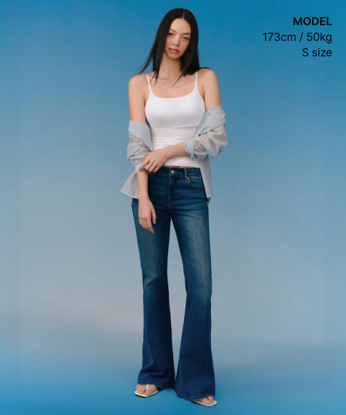 WOMENS BRA CAMISOLE #韓韶禧同款! - 3 COLORS WHITE