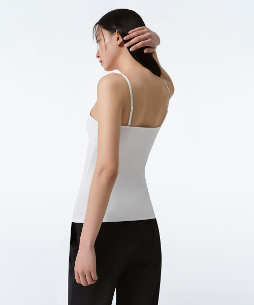 WOMENS BRA CAMISOLE #韓韶禧同款! - 3 COLORS WHITE