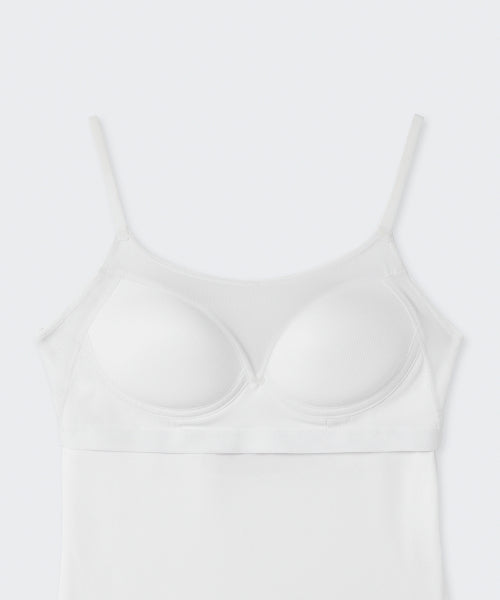 WOMENS BRA CAMISOLE #韓韶禧同款! - 3 COLORS WHITE