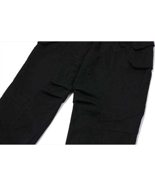 WIDE CARGO PANTS CAMO - 2 COLORS BLACK