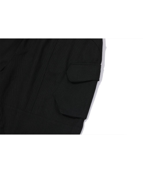 WIDE CARGO PANTS CAMO - 2 COLORS BLACK