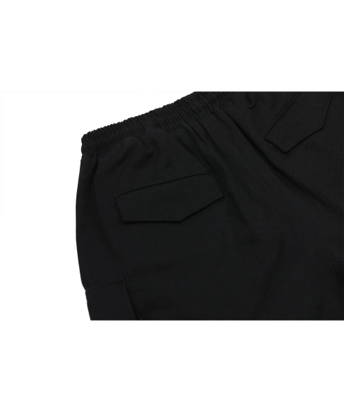 WIDE CARGO PANTS CAMO - 2 COLORS BLACK
