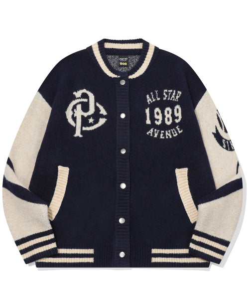 2-WAY TEE SNAP CARDIGAN - 2 COLORS NAVY
