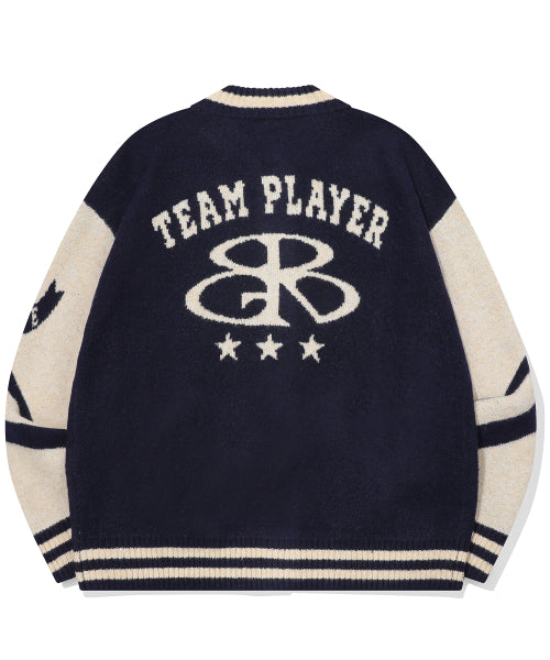 2-WAY TEE SNAP CARDIGAN - 2 COLORS NAVY