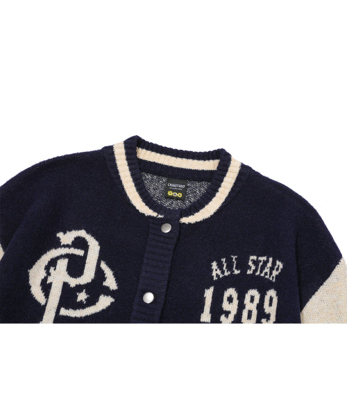 2-WAY TEE SNAP CARDIGAN - 2 COLORS NAVY