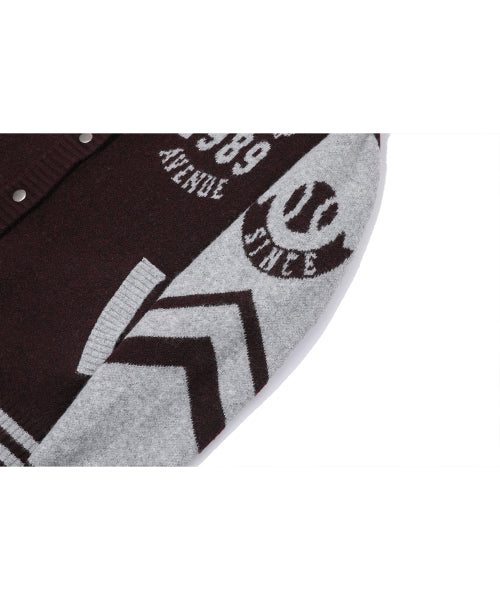 2-WAY TEE SNAP CARDIGAN - 2 COLORS BURGUNDY