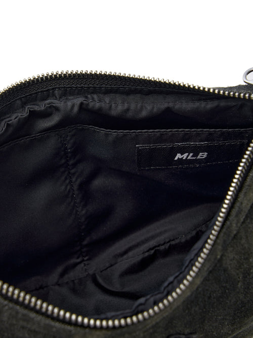 VINTAGE WASHED SHOULDER BAG NY #KARINA同款! CHARCOAL