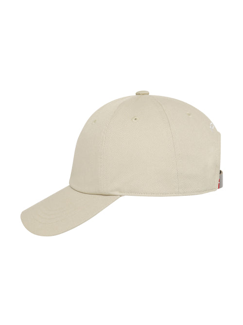 SIGNATURE POLARBEAR LOGO COTTON BALL CAP - 4 COLORS BEIGE
