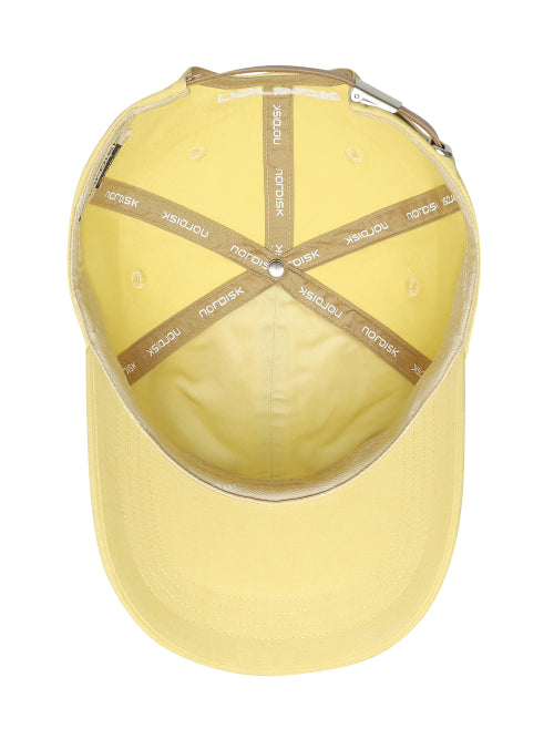 SIGNATURE POLARBEAR LOGO COTTON BALL CAP - 4 COLORS YELLOW
