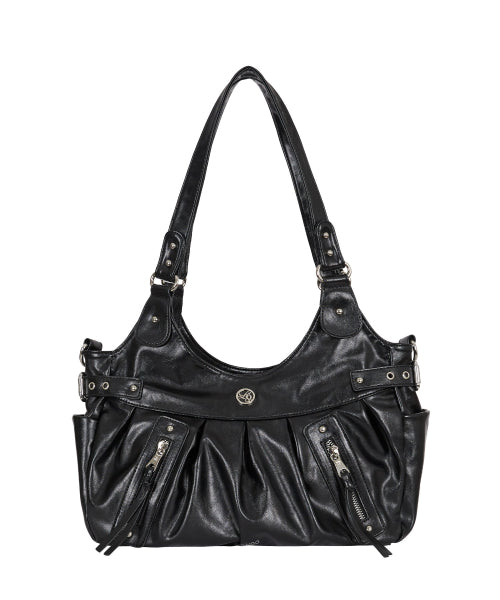BUCKLE SHOULDER - 5 COLORS BLACK
