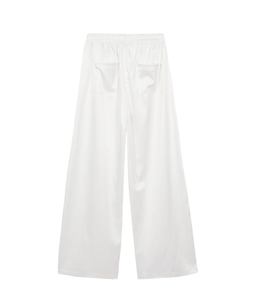 LACE LINE PANTS BLACK - 2 COLORS WHITE