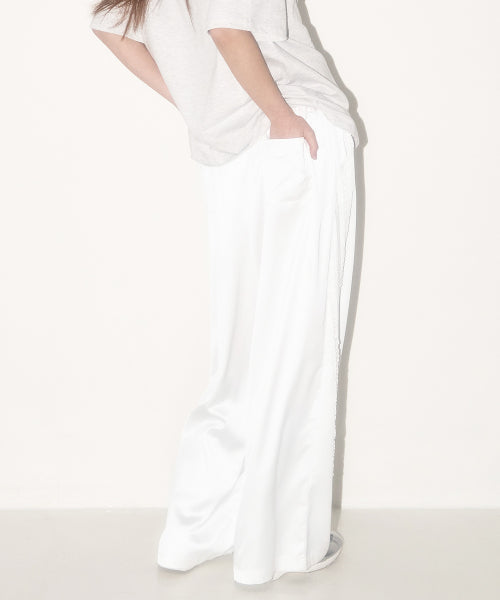 LACE LINE PANTS BLACK - 2 COLORS WHITE