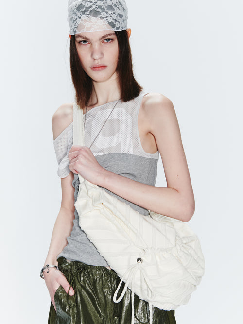 LASSIE BAG FRINGE - 2 COLORS IVORY