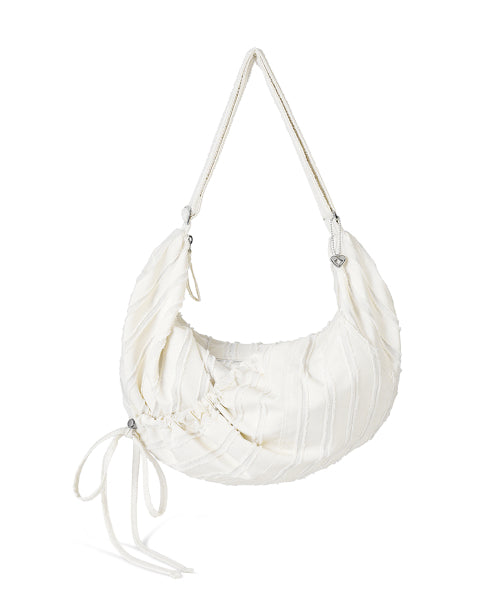 LASSIE BAG FRINGE - 2 COLORS IVORY