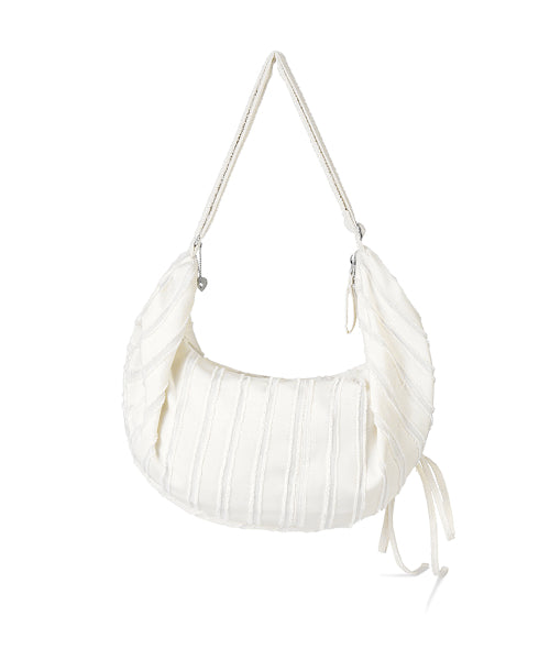 LASSIE BAG FRINGE - 2 COLORS IVORY