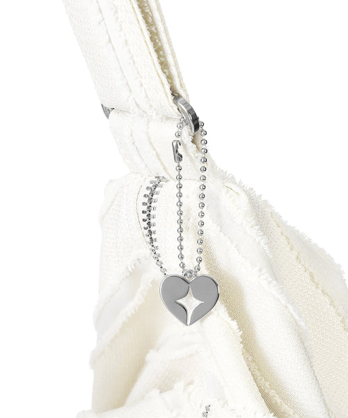 LASSIE BAG FRINGE - 2 COLORS IVORY