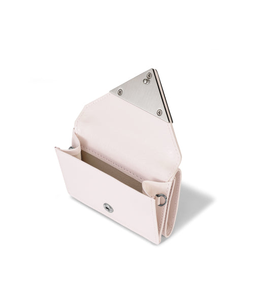 CRINKLE TRIANGLE TRIPLE WALLET BLOSSOM AS SHOWN