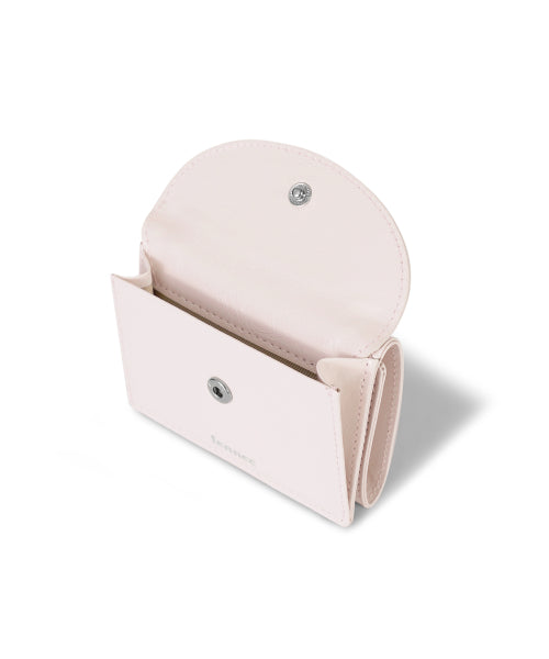 CRINKLE HALFMOON MINI WALLET BLOSSOM AS SHOWN