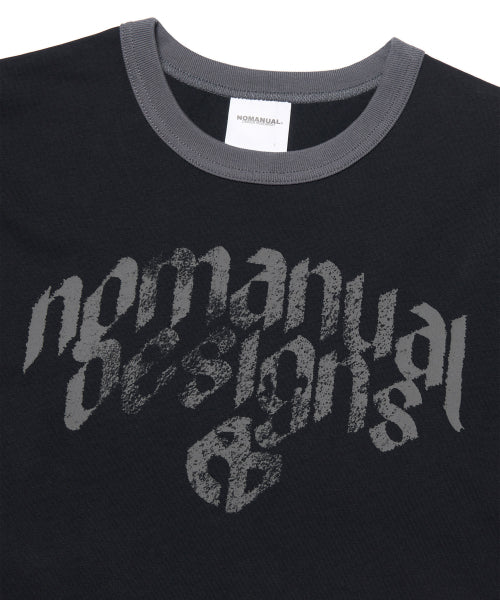 N.D RINGER T-SHIRT - BLACK - 2 COLORS
