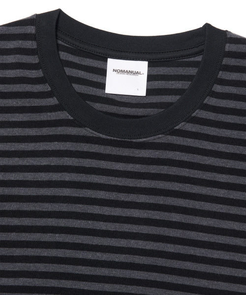 NM BORDER T-SHIRT - BLACK - 2 COLORS