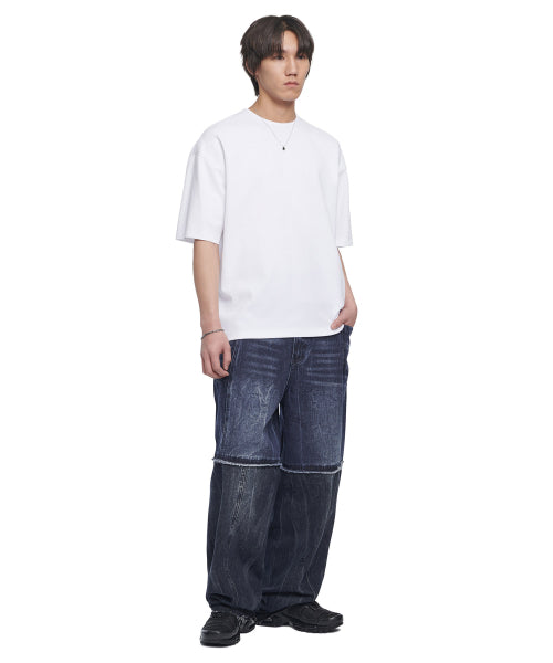 NM PLAIN T-SHIRT - WHITE - 2 COLORS