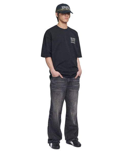 R.V ARCH LOGO T-SHIRT - BLACK - 4 COLORS
