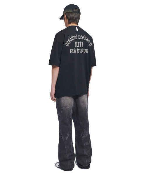 R.V ARCH LOGO T-SHIRT - BLACK - 4 COLORS