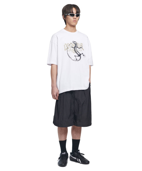 LIZARD T-SHIRT - WHITE - 2 COLORS