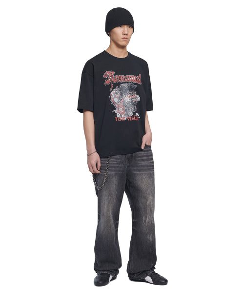 NM ENGINE T-SHIRT - BLACK - 4 COLORS