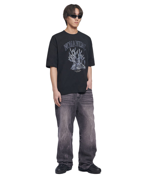 METAL CORAL REEF T-SHIRT - BLACK - 3 COLORS