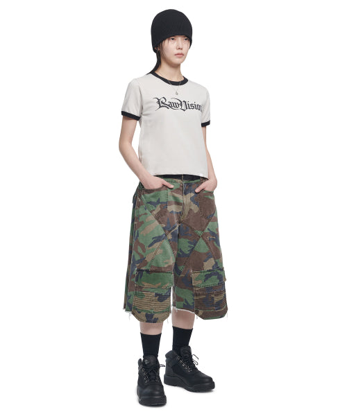 RAW VISION RINGER T-SHIRT - IVORY - 2 COLORS