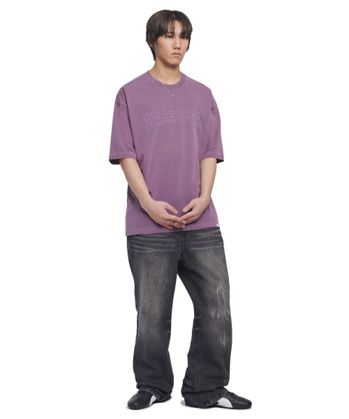 PATCH T-SHIRT - PURPLE - 2 COLORS
