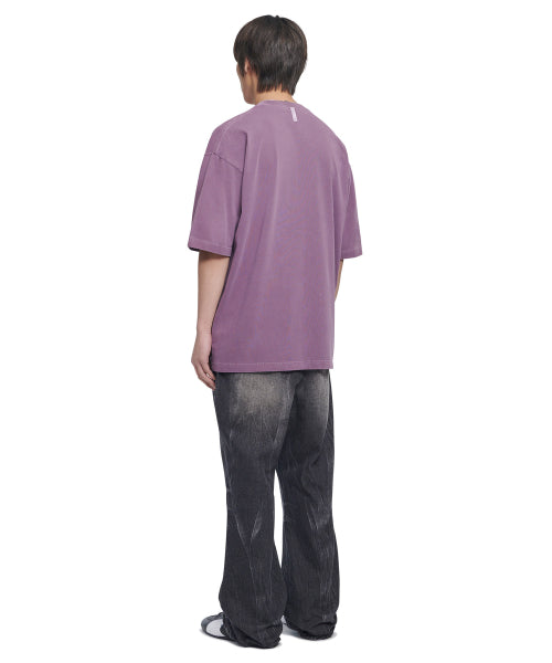 PATCH T-SHIRT - PURPLE - 2 COLORS