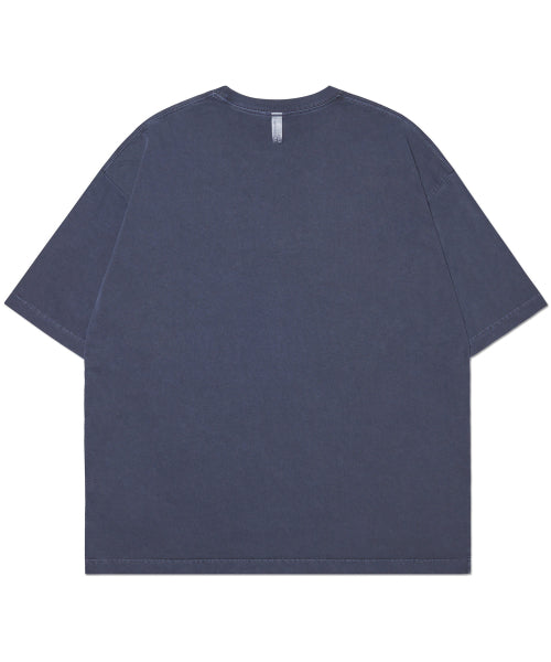 EMBROIDERED LOGO T-SHIRT - WASHED NAVY - 3 COLORS