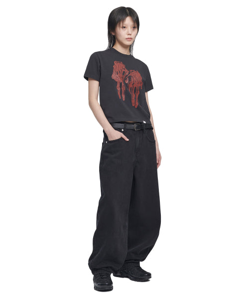 ROBOTIC HAND NM T-SHIRT - WASHED BLACK - 3 COLORS