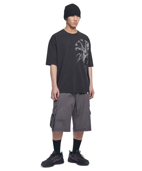 GEAR MANUAL GRAPHIC T-SHIRT - WASHED BLACK - 2 COLORS