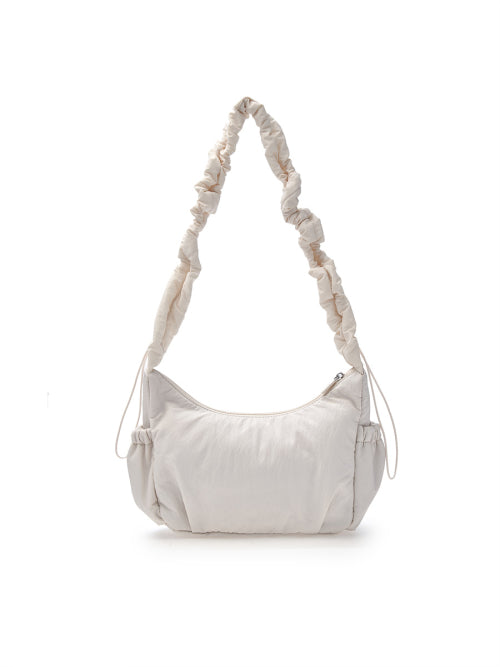 BASIC ATHLEISURE HOBO BAG NY #KARINA同款! - 3 COLORS CREAM
