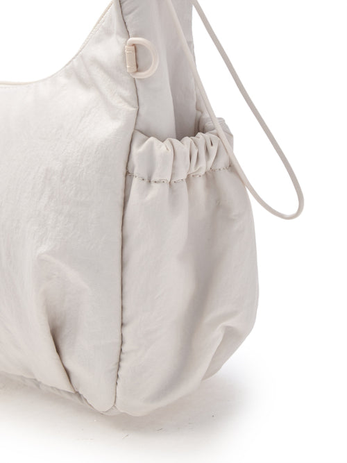 BASIC ATHLEISURE HOBO BAG NY #KARINA同款! - 3 COLORS CREAM