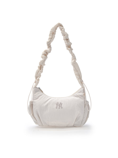 BASIC ATHLEISURE HOBO BAG NY #KARINA同款! - 3 COLORS CREAM