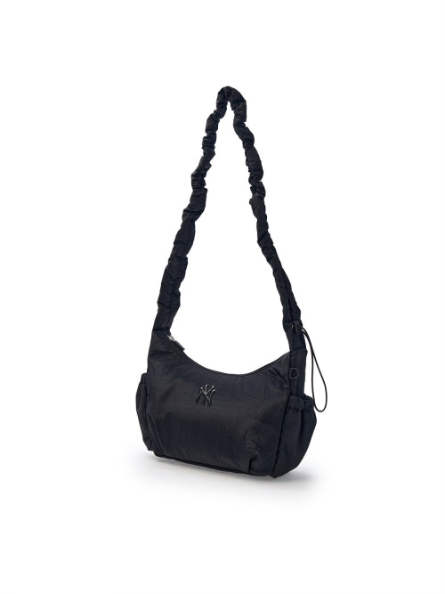 BASIC ATHLEISURE HOBO BAG NY #KARINA同款! - 3 COLORS BLACK
