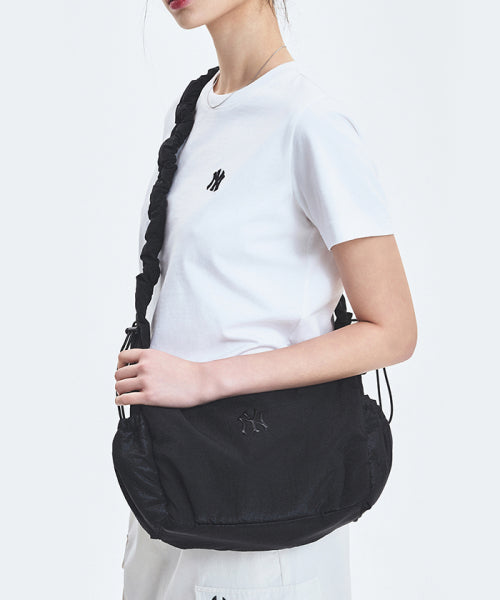 BASIC ATHLEISURE HOBO BAG NY #KARINA同款! - 3 COLORS BLACK