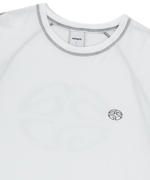 CURVED STITCH TEE - 2 COLORS