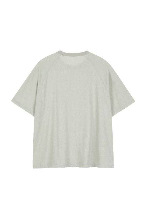 D & FRIENDS GRAPHIC OVERFIT T SHIRTS GREY
