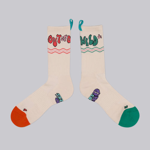 2-PACK COOLMAX OUTDOOR HIKING CREW SOCKS A AS SHOWN