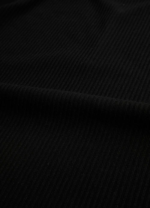 WISH RIBBED BUTTON TEE - 2 COLORS